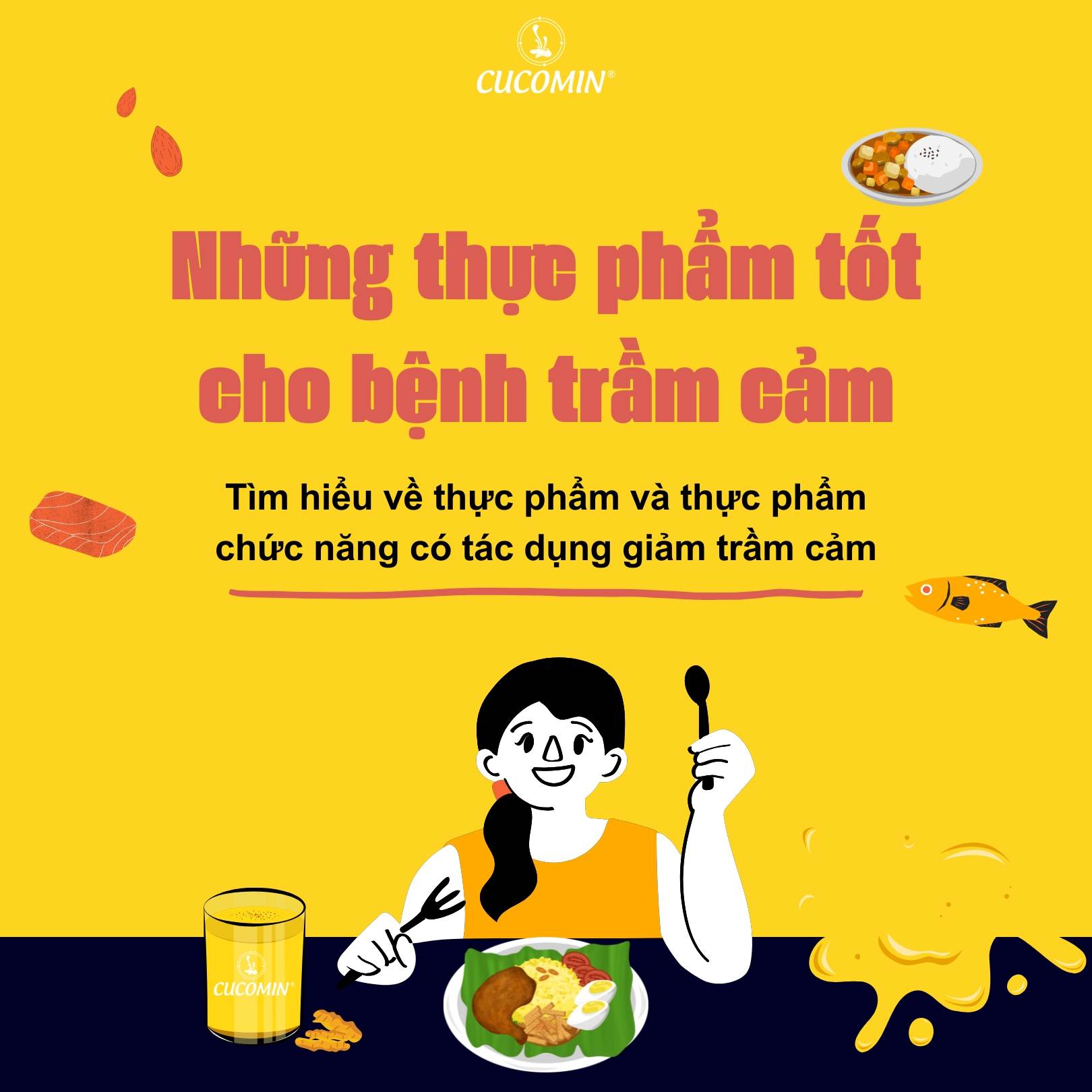 những thực phẩm tốt cho trầm cảm